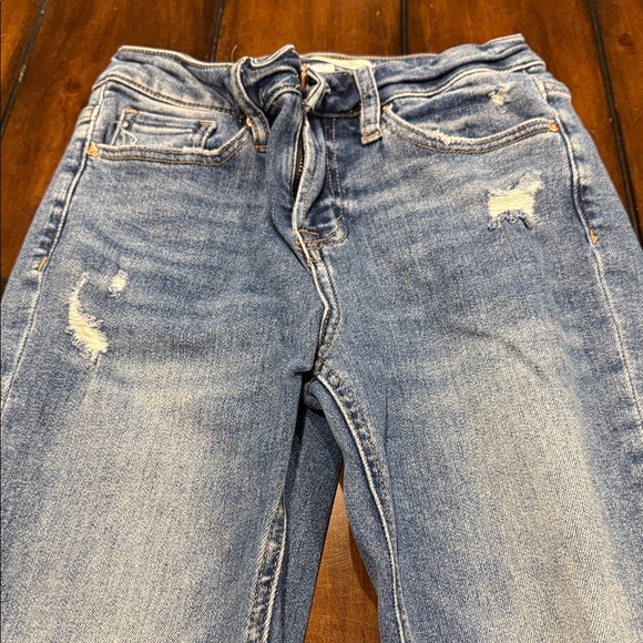 Altar'd State Light Blue Flare Jeans - Picture 3 of 7